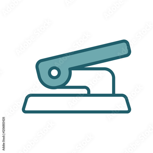hole punch icon vector design template simple and clean