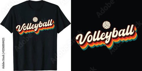 retro vintage Volleyball t shirt design, Volleyball t shirt design, outdoor t-shirt design, 