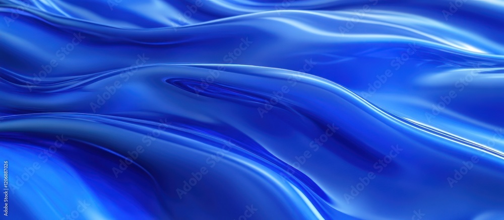 Fototapeta premium Abstract Blue Waves