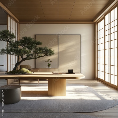 Serene Minimalist Japanese ...