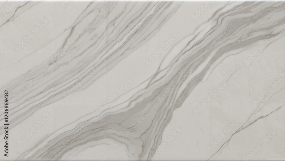 Obraz premium Elegant white marble with delicate gray veining