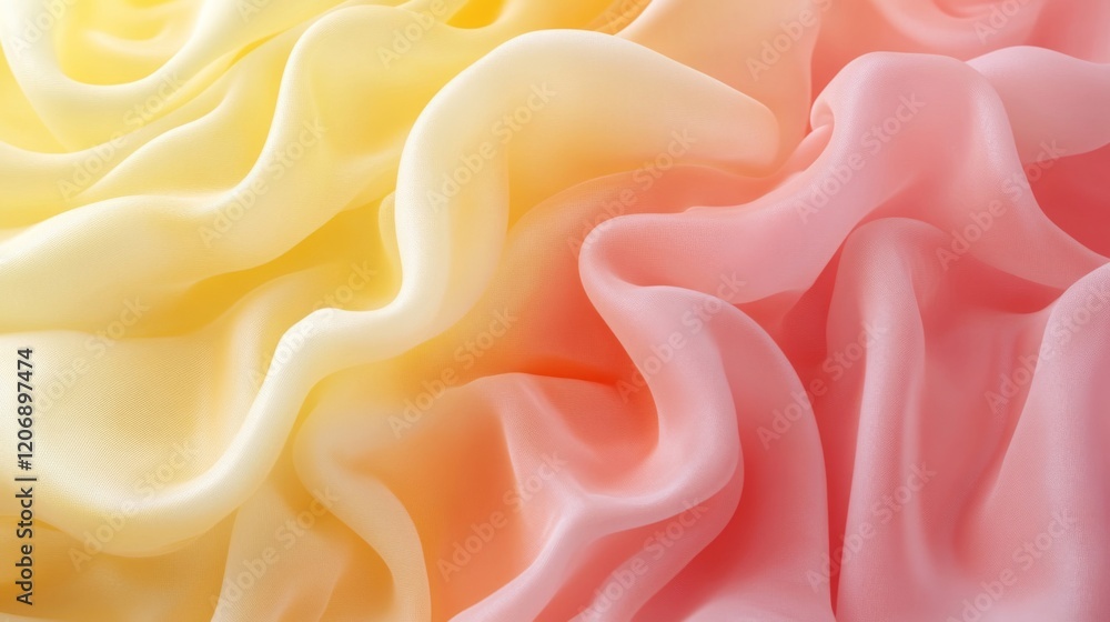 Obraz premium Soft Pastel Fabric Texture with Ombre Gradient