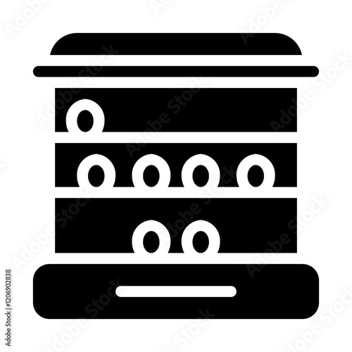 Automated Egg Collector Solid Icon