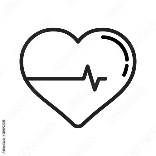 Good Health icon vector image. Suitable for mobile apps, web apps and print media.