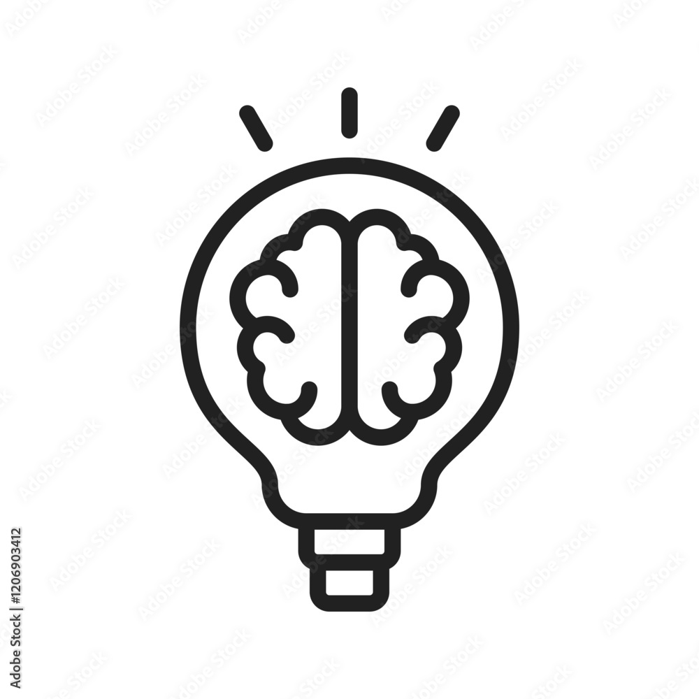 Creativity icon vector image. Suitable for mobile apps, web apps and print media. Creativity icon vector image. Suitable for mobile apps, web apps and print media.