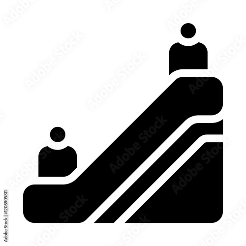 Escalator Solid Icon