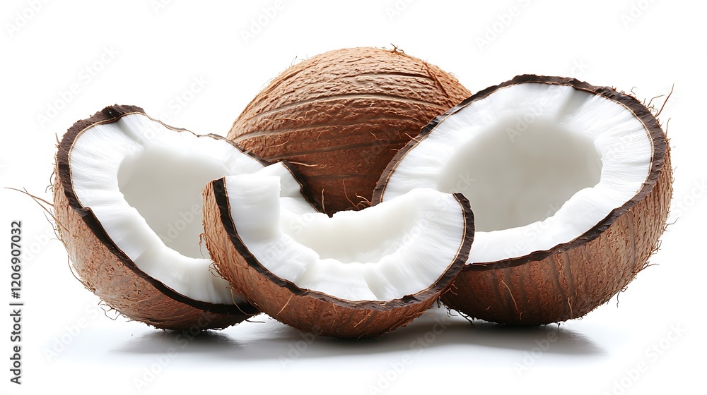 a coconut with milk splashing a coconut with milk splashing