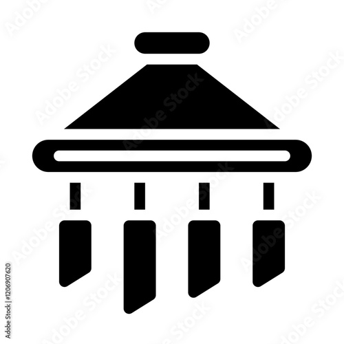 Feng Shui Wind Solid Icon