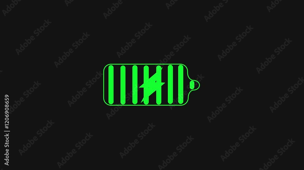 Battery charging accumulator electric icon animated and a black background. Power Pulse Animation
Electric Charge Flow Battery charging accumulator electric icon animated and a black background. Power Pulse Animation
Electric Charge Flow