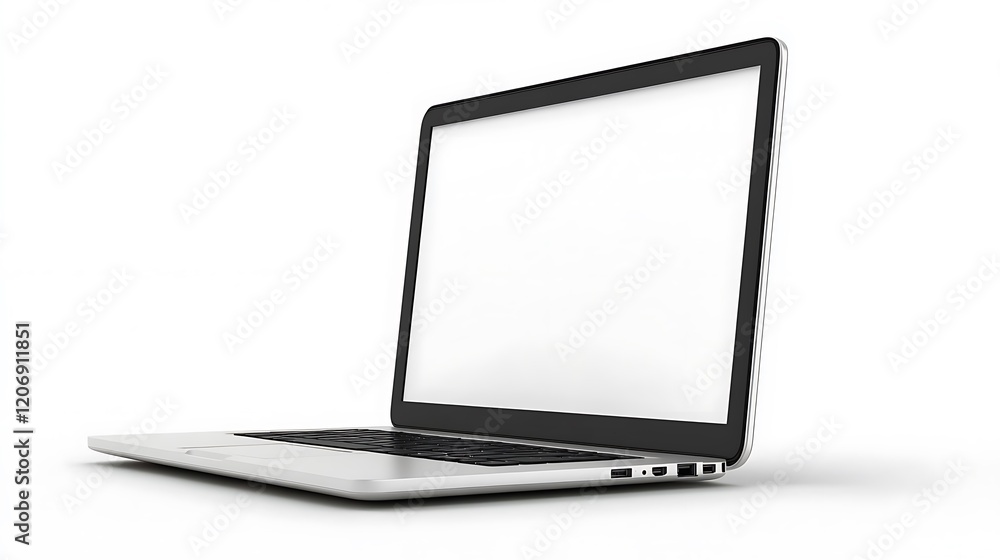 a laptop with a blank screen a laptop with a blank screen