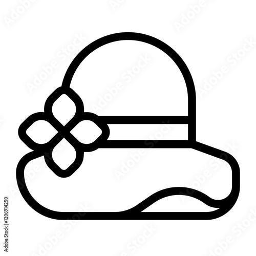 Women’s Hat Line Icon