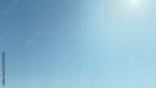  A tranquil sky blue canvas evokes a sense of calm photo