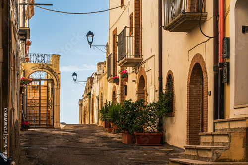 views of the village of Ferrandina, Matera province, Basilicata photo