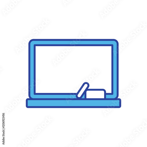 Blackboard icon isolated on a white background. Vector illustration.