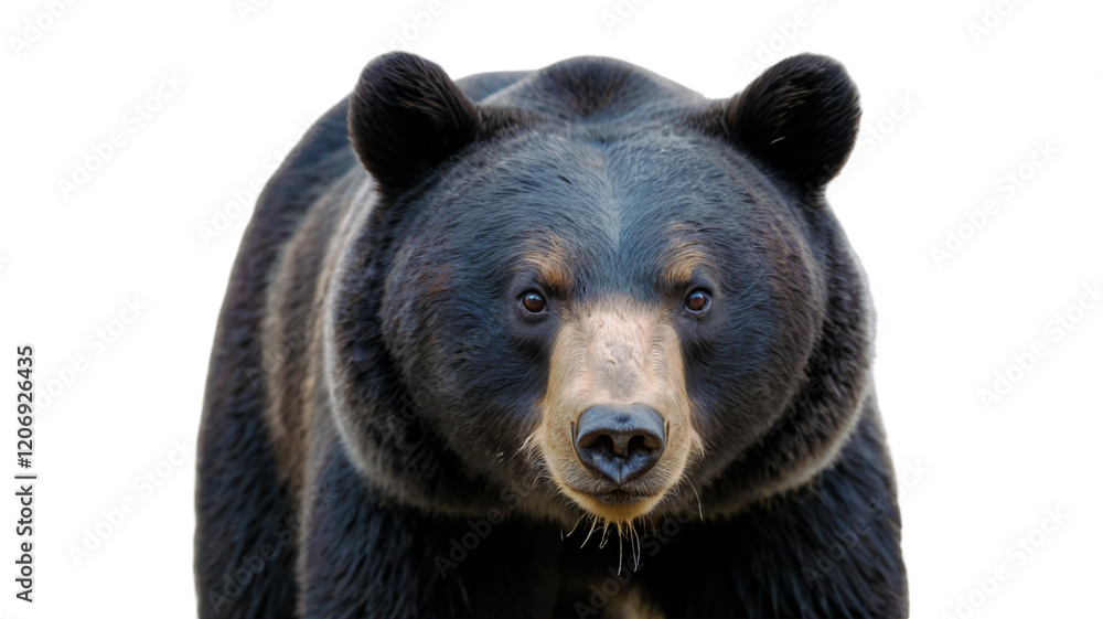 Bear on transparent background, Closeup Bear on transparent background, Closeup