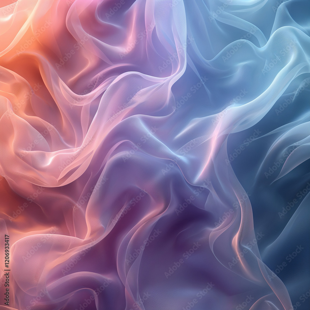 Obraz premium The Art of Abstraction: An abstract masterpiece where colors blend seamlessly.