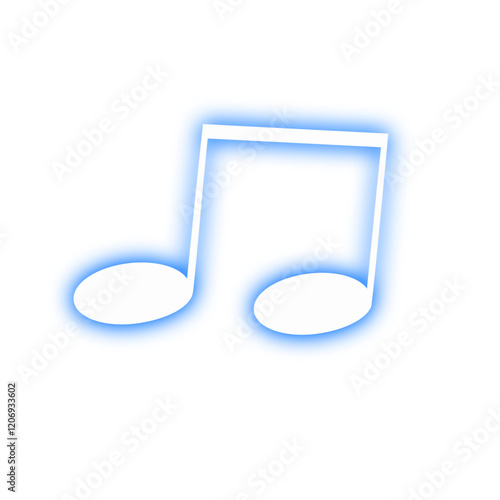 blue music note