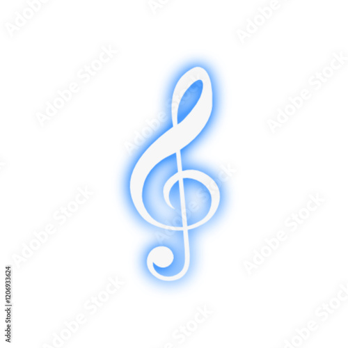 blue music note