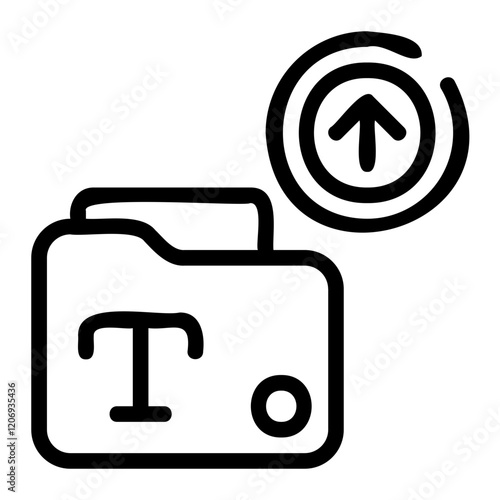 Drive Folder Line Icon