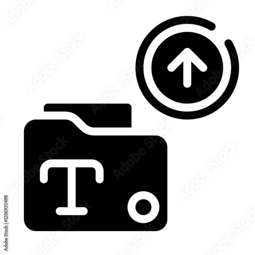 Drive Folder Solid Icon
