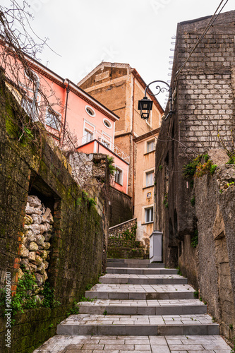 views of the village of Maratea, Potenza province, Basilicata photo