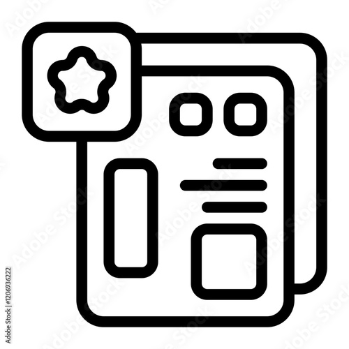 File Line Icon