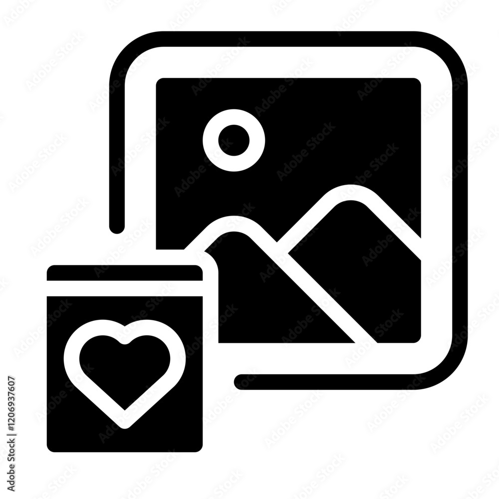 Image Solid Icon Image Solid Icon