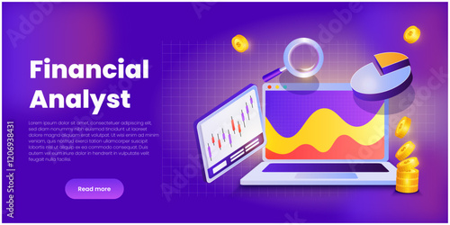 Financial analyst banner