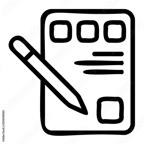 Planning Line Icon