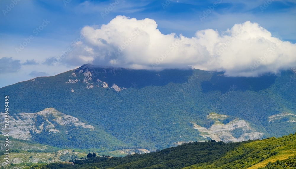 The clouds cast playful shadows on the landscape. The clouds cast playful shadows on the landscape.