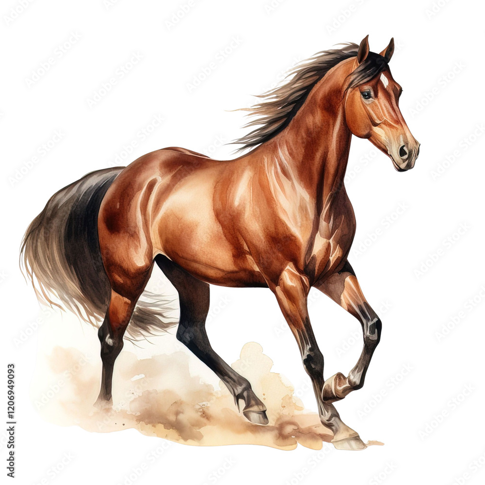 Elegant Horse Clipart Vector Illustration Elegant Horse Clipart Vector Illustration