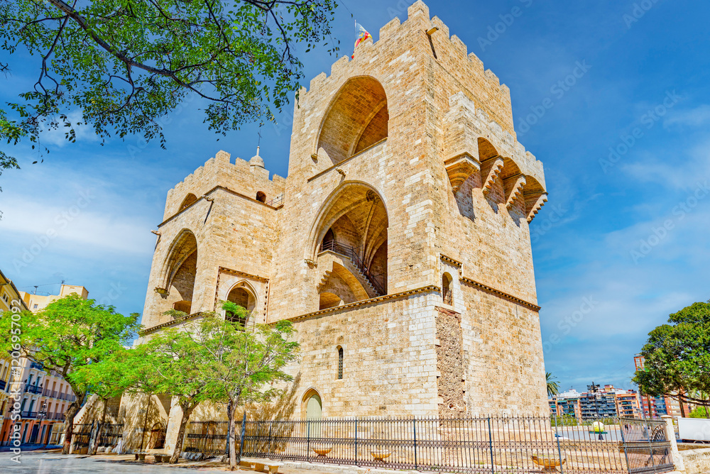 Serranos Towers (Torres dels Serrans ) Valencia. Serranos Towers (Torres dels Serrans ) Valencia.