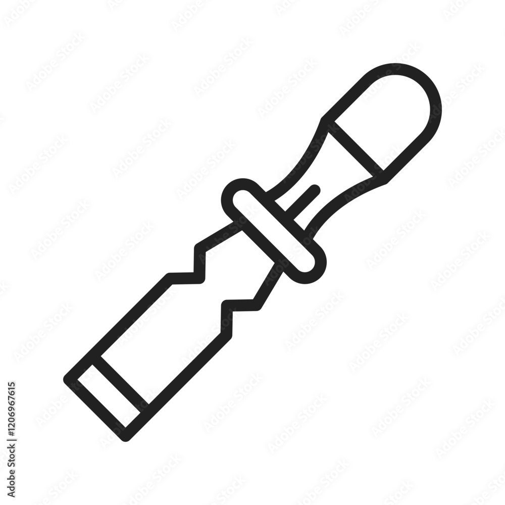 Chisel icon vector image. Suitable for mobile apps, web apps and print media. Chisel icon vector image. Suitable for mobile apps, web apps and print media.