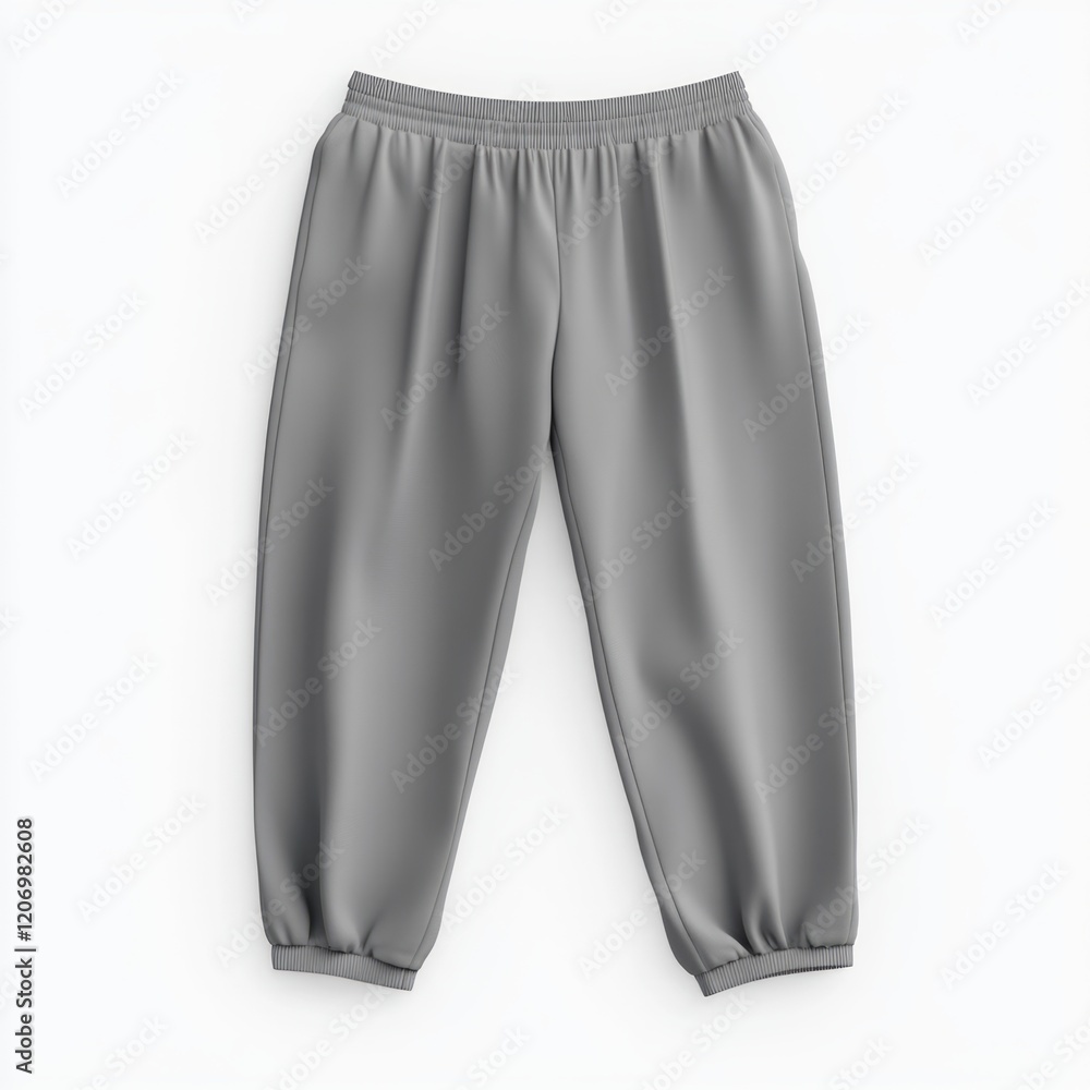 realistic high quality Grey pants mockup isolated realistic high quality Grey pants mockup isolated