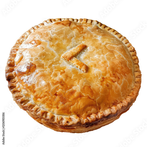 Tableau sur toile homemade pie with a braided crust and lattice top