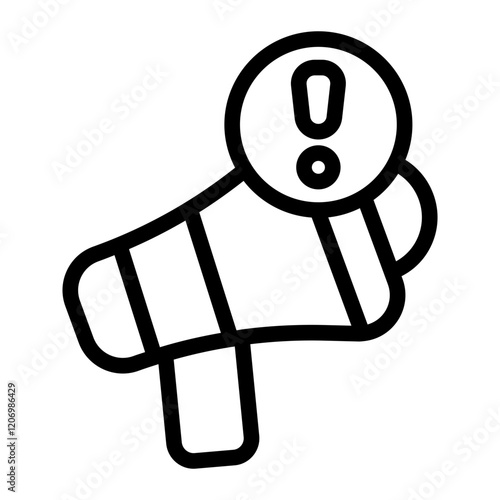 Promotion Fake Line Icon