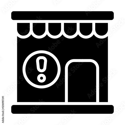 Store Fake Solid Icon
