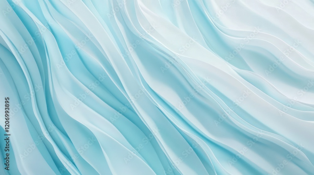 Obraz premium Abstract Blue Waves