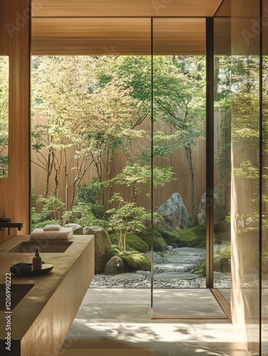 Serene Bathroom Design Feat...