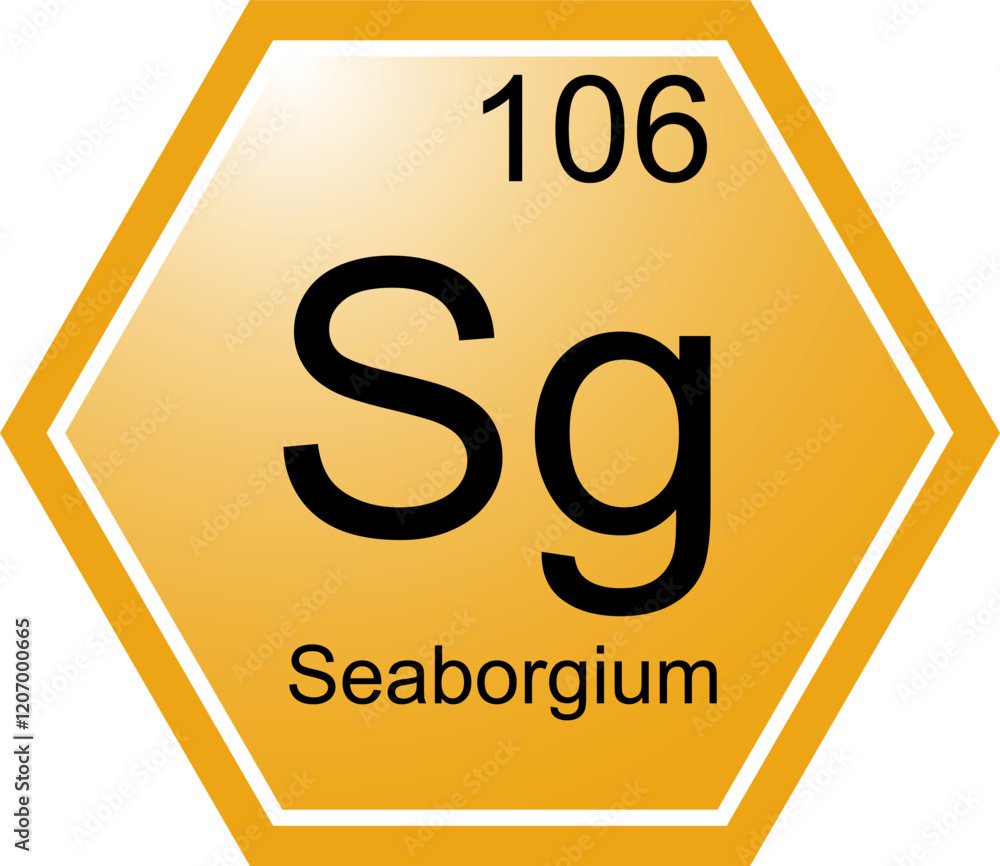 The icon of the chemical element Sg is Seaborgium.