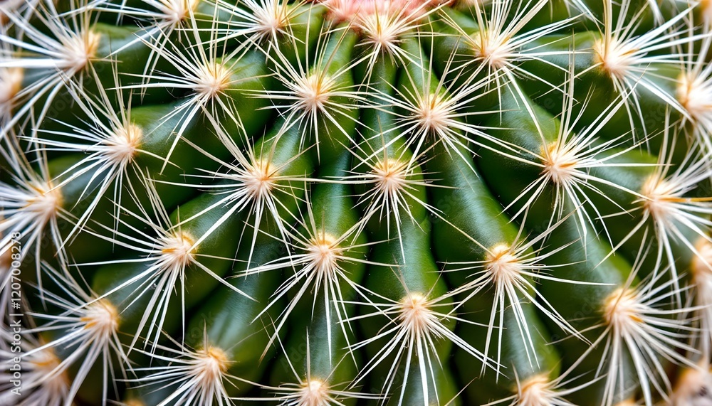 Sharp spines and intricate cactus design Sharp spines and intricate cactus design