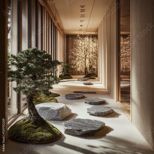 Serene Zen Garden Pathway I...