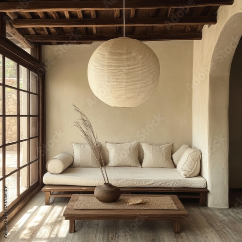 Serene Minimalist Living Ro...