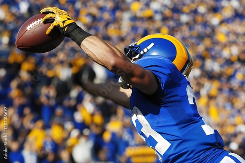 Gridiron Glory: Football Player in Action