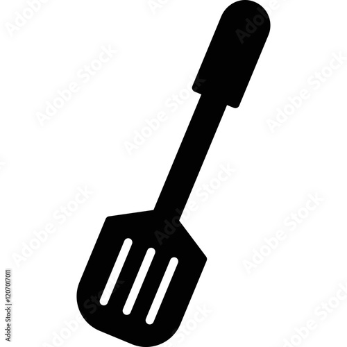 Simple vector icon frying spatula
