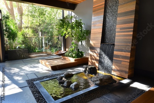 Serene Indoor Zen Garden Wa...