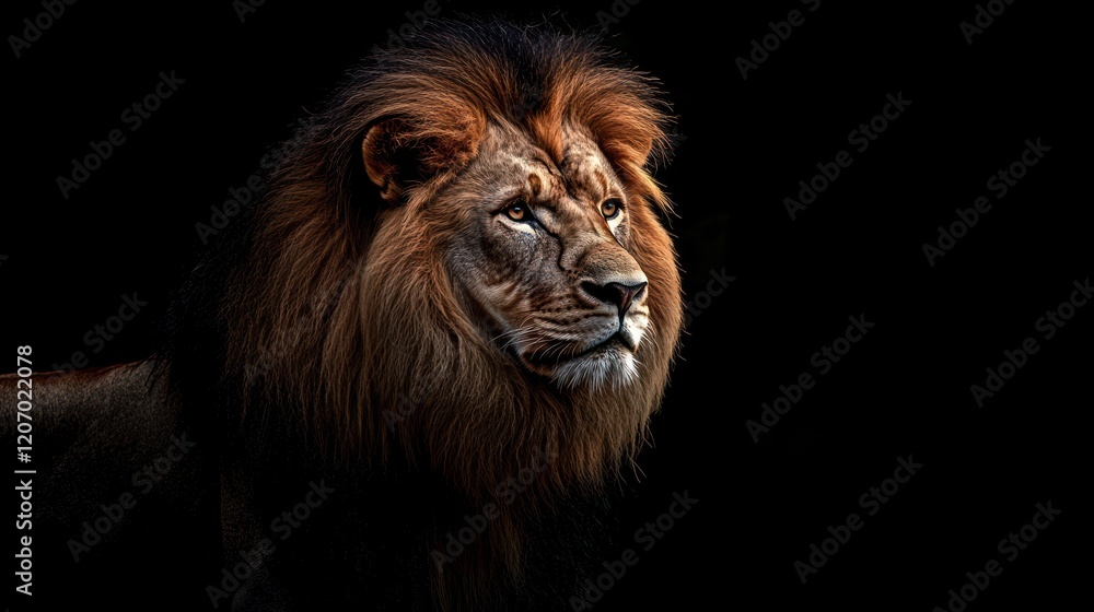 Fototapeta premium Majestic Lion Portrait