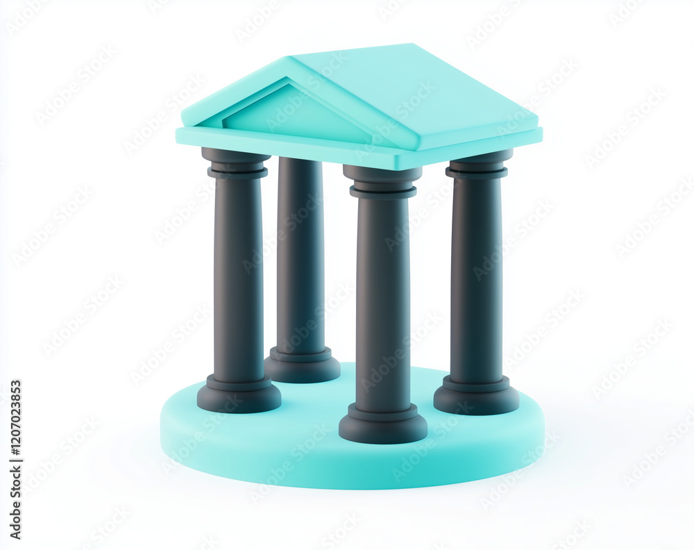Obraz premium bank and dollar sign