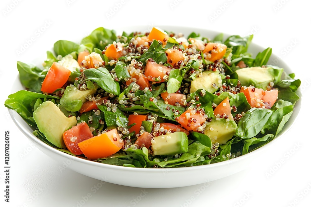 Vibrant Quinoa Salad with Avocado and Tomatoes Vibrant Quinoa Salad with Avocado and Tomatoes