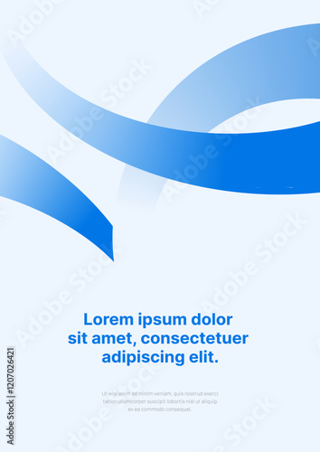 Background for sports event, companies or business. Design with abstract fly ribbon for flyer, poster, brochure, banner or background. 